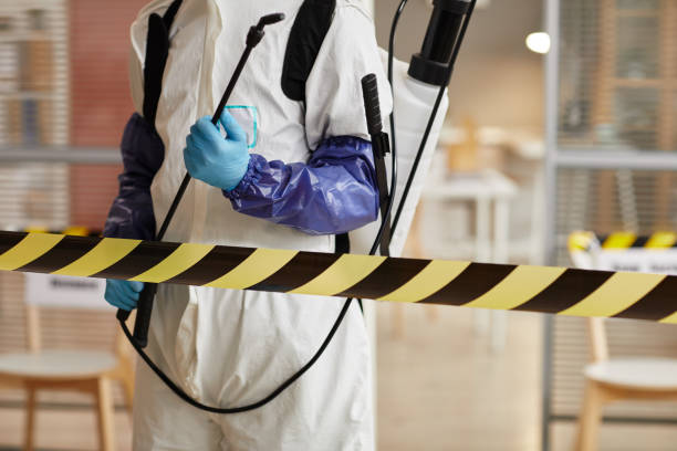 Professional Biohazard Cleanup technician working in Alexandria, VA